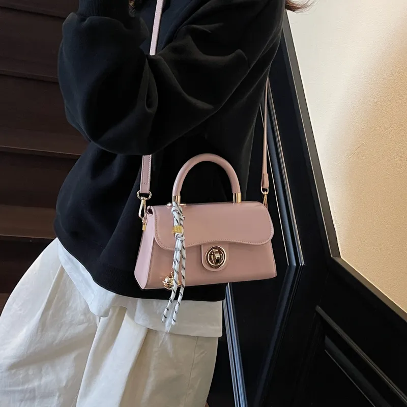 Yalu PU Shoulder Bag, Crossbody Bag, Handbag Women's Pink/Khaki/Green/Black-5
