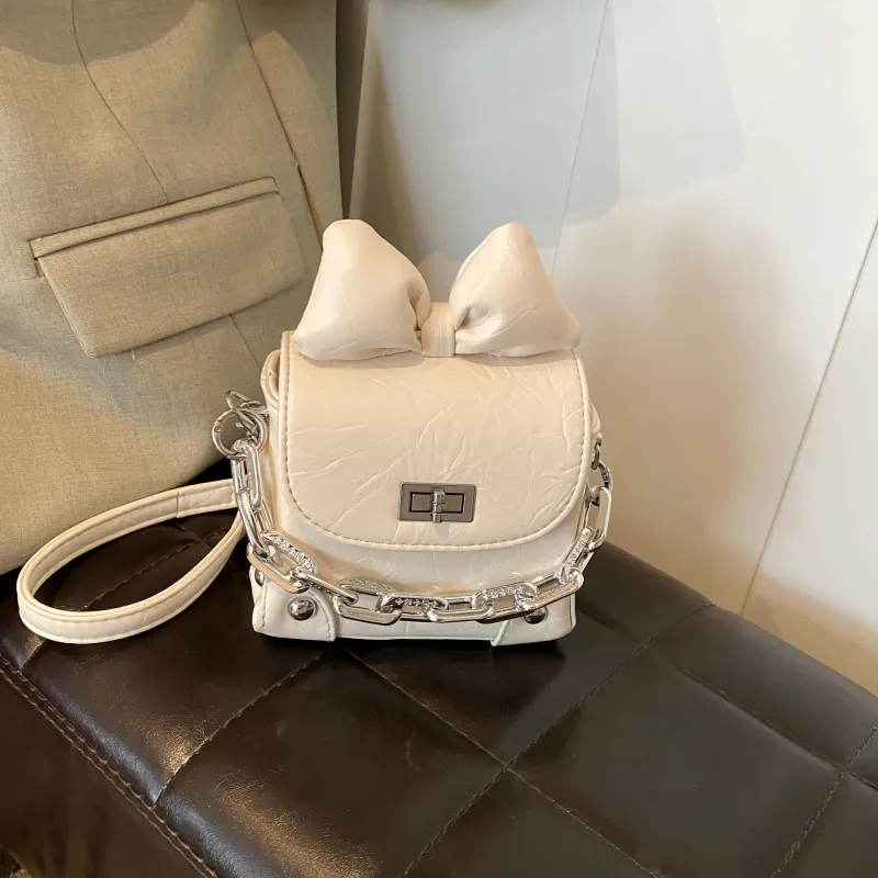 Yalu PU Crossbody Bag Handbag Shoulder Bag Regular Women's Black/Silver/Pink/White-24