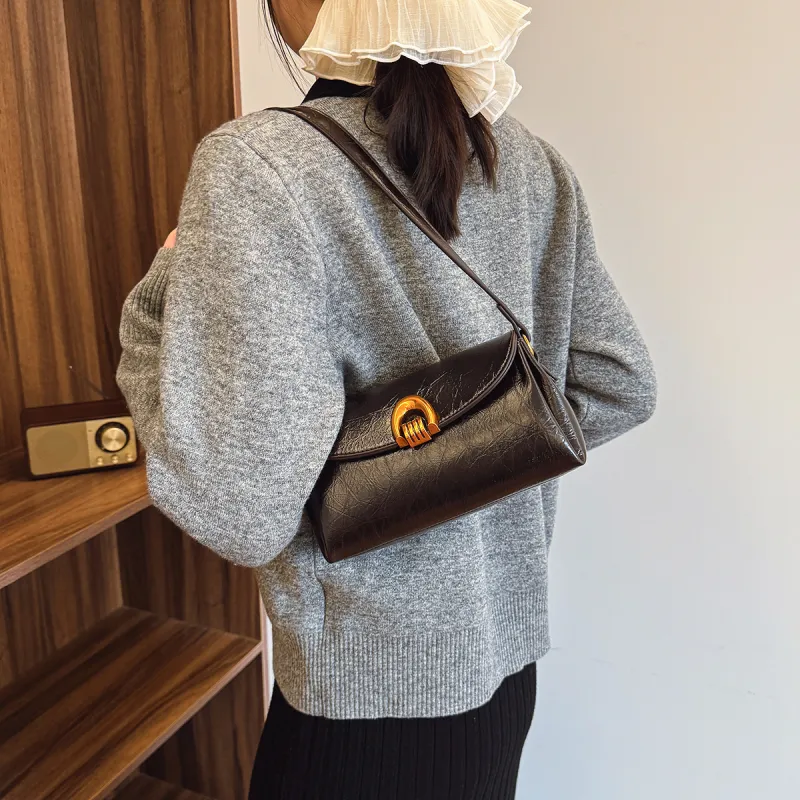 Yalu PU Portable Crossbody Bag, Shoulder Bag Regular Women's Black/Burgundy/Coffee-20