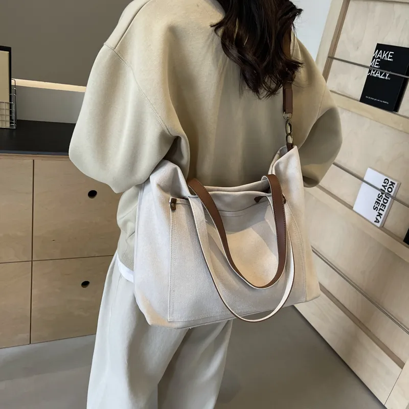 Yalu Canvas Bag, Tote Bag, Shoulder Bag Regular Women's Multicolor-4