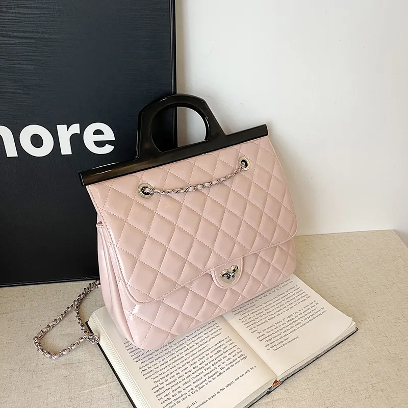 Yalu PU Backpack Handbag Regular Women's White/Pink/Black/Red-3