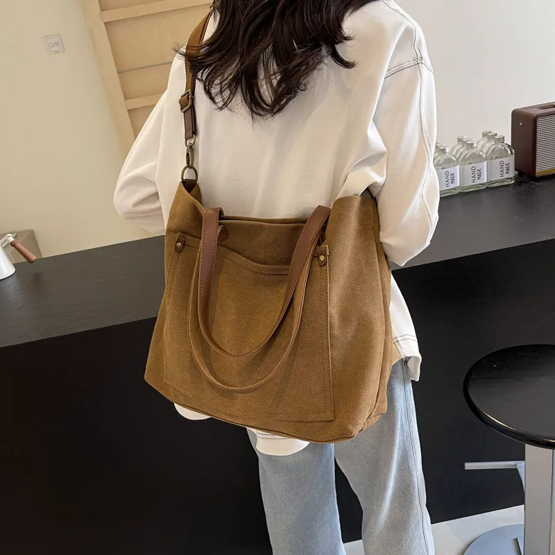 Yalu Canvas Bag, Tote Bag, Shoulder Bag Regular Women's Multicolor-28