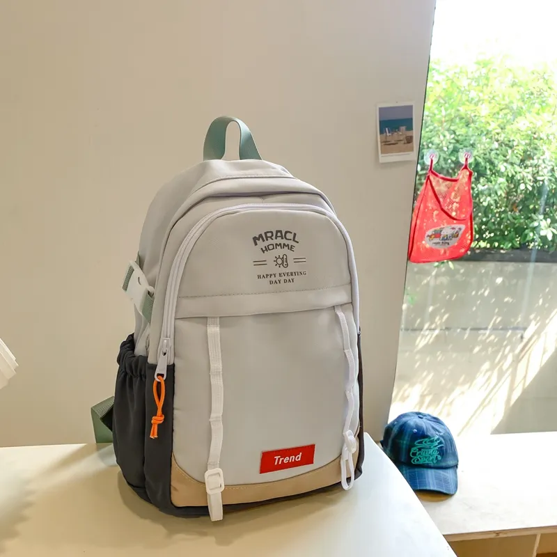 Yalu Nylon Backpack Unisex Multicolor-5