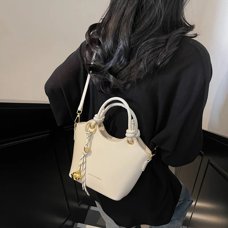 Yalu PU Shoulder Bag, Crossbody Bag, Handbag Regular Women's Black/Ecru/Pink/Green-13