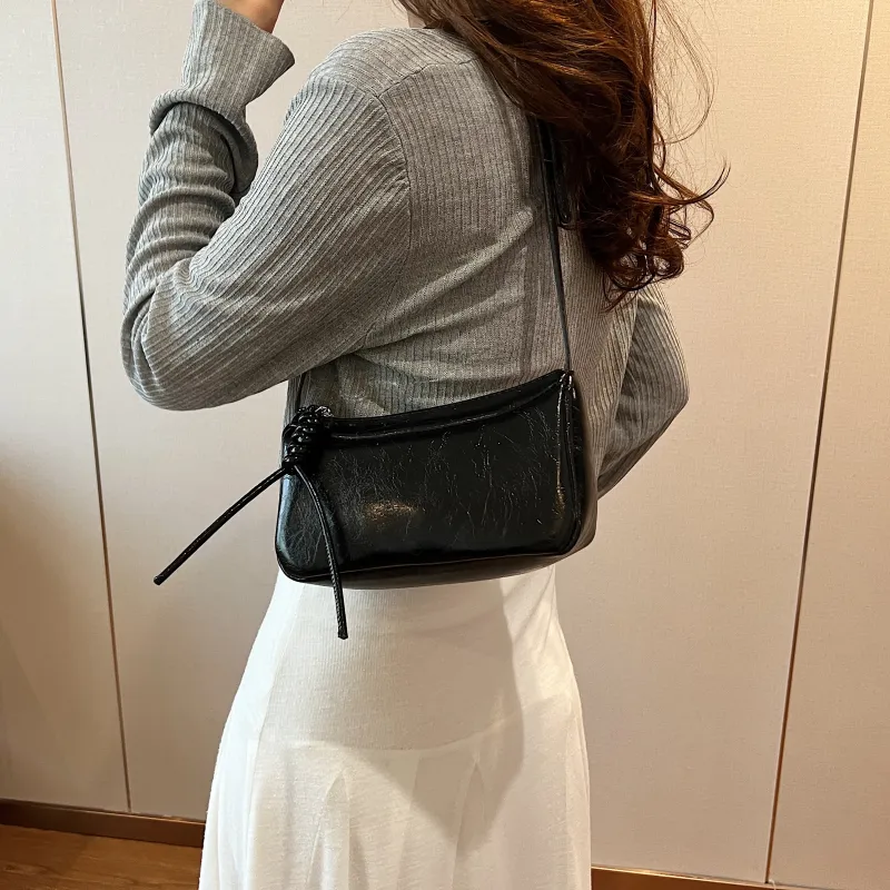 Yalu PU Shoulder Bag, Crossbody Bag Regular Women's Silver/Ecru/Black/Red-19