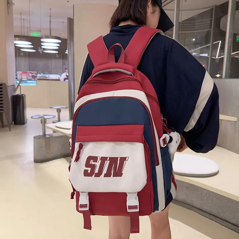 Yalu Nylon Travel Bag Backpack Regular Unisex Multicolor-16