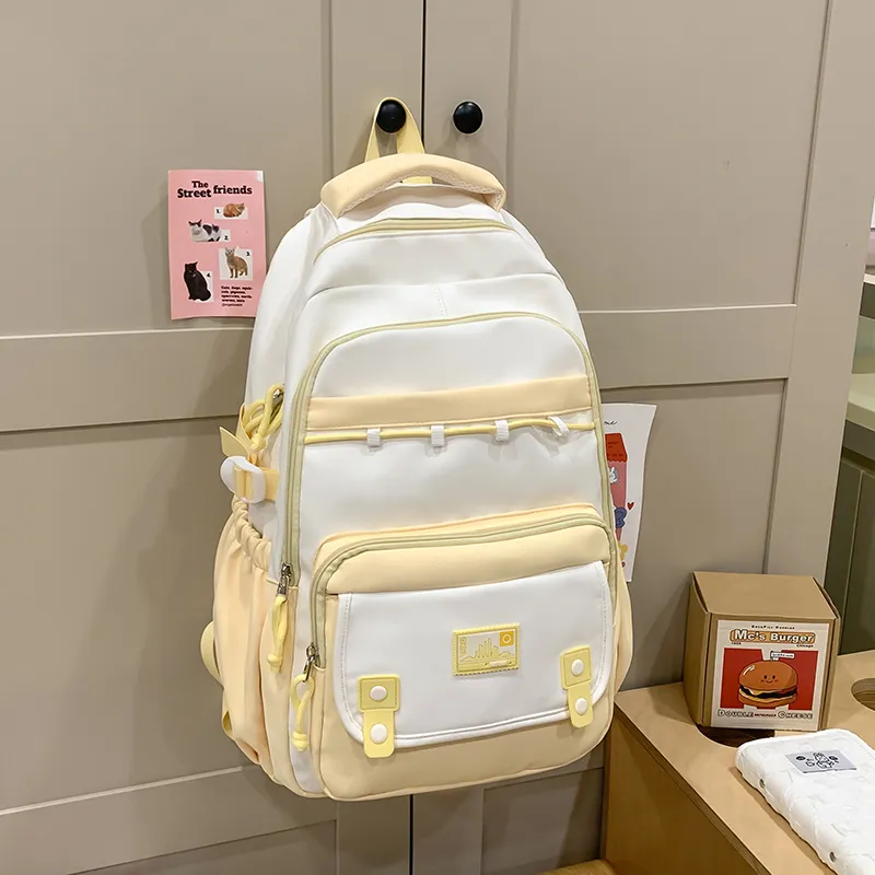 Yalu Nylon Backpack Regular Unisex Multicolor-7