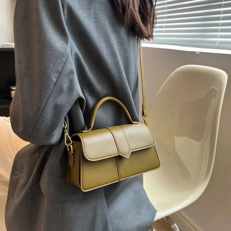 Yalu PU Handbag, Shoulder Bag, Crossbody Bag Regular Women's Black/Green/Brown/Ecru-10