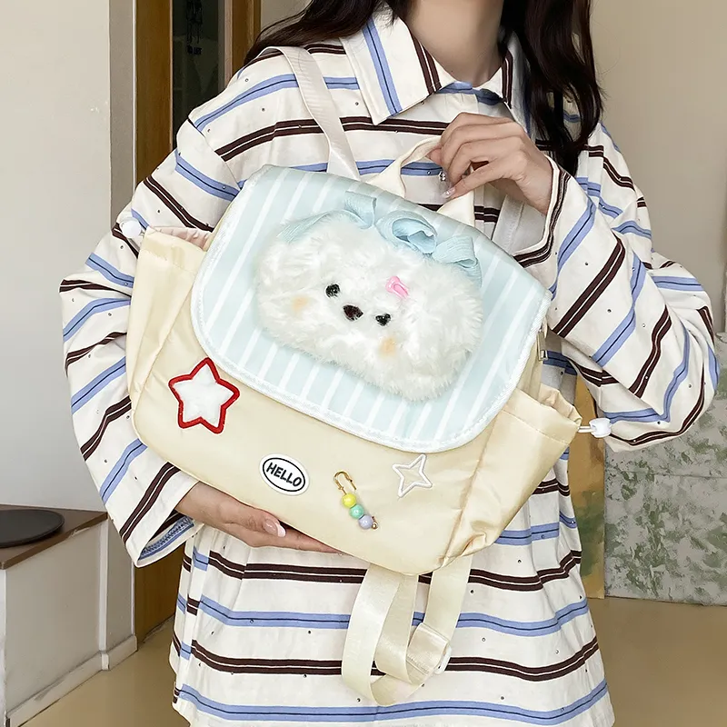 Yalu Nylon Backpack Women's Multicolor-13