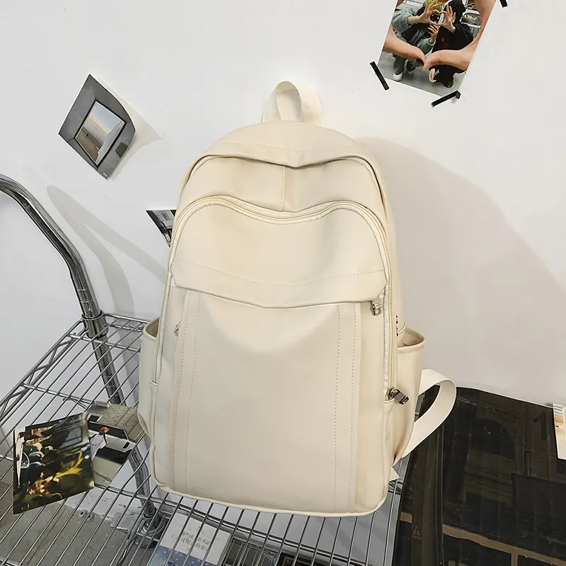 Yalu PU Backpack Men's Ecru/Gray/Black/Khaki-8