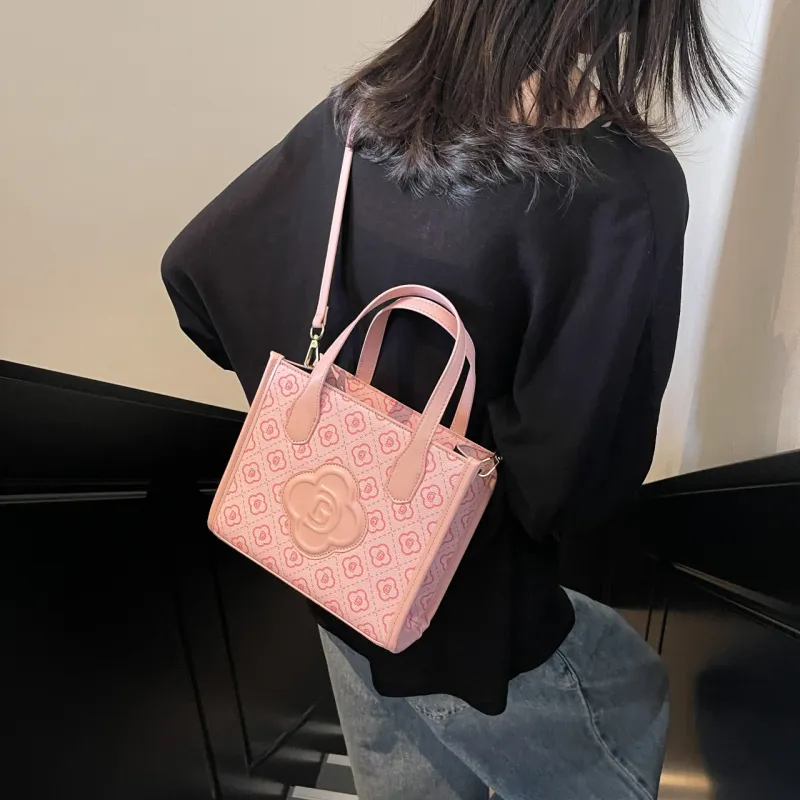 Yalu PU Shoulder Bag, Crossbody Bag, Handbag Regular Women's Black/Pink/Burgundy-12
