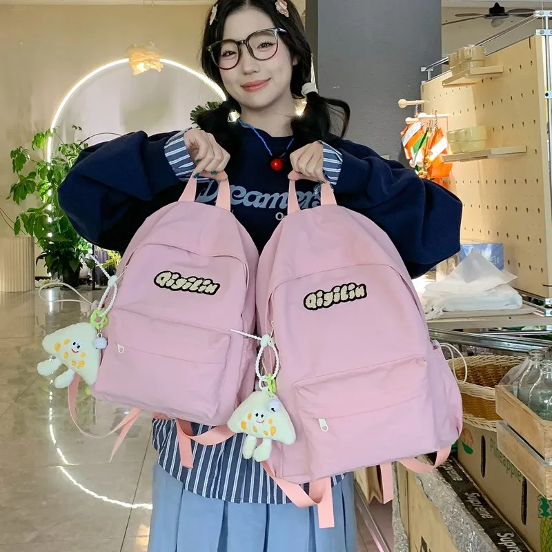 Yalu Nylon Backpack Unisex Multicolor-29
