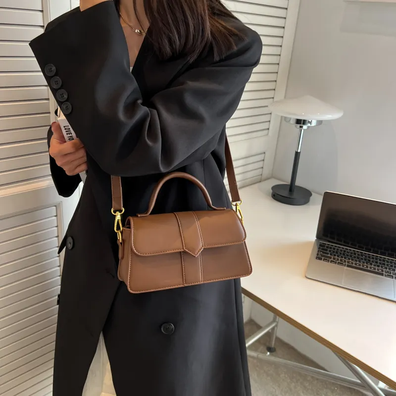 Yalu PU Handbag, Shoulder Bag, Crossbody Bag Regular Women's Black/Green/Brown/Ecru-20