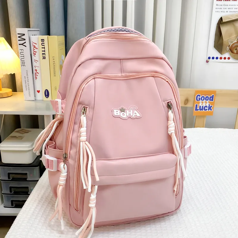 Yalu Nylon Backpack Unisex Multicolor-2