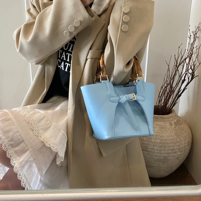 Yalu PU Shoulder Bag, Handbag Women's Black/Silver/Blue/White-14