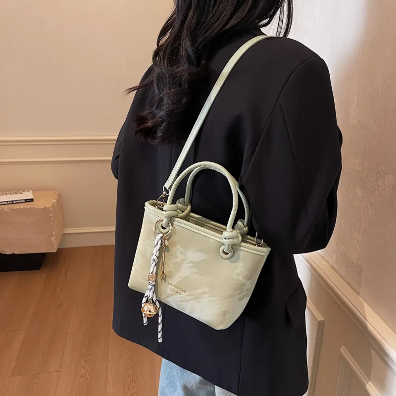 Yalu PU Shoulder Bag, Crossbody Bag, Handbag Regular Women's Brown/Silver/Green/Black-17
