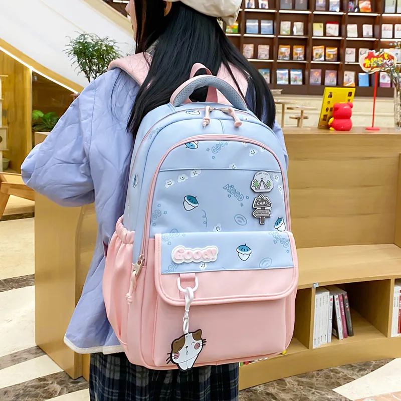 Yalu Nylon Backpack Regular Unisex Multicolor-5