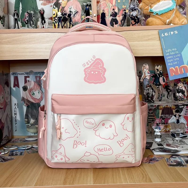 Yalu Nylon Backpack Unisex Multicolor-13