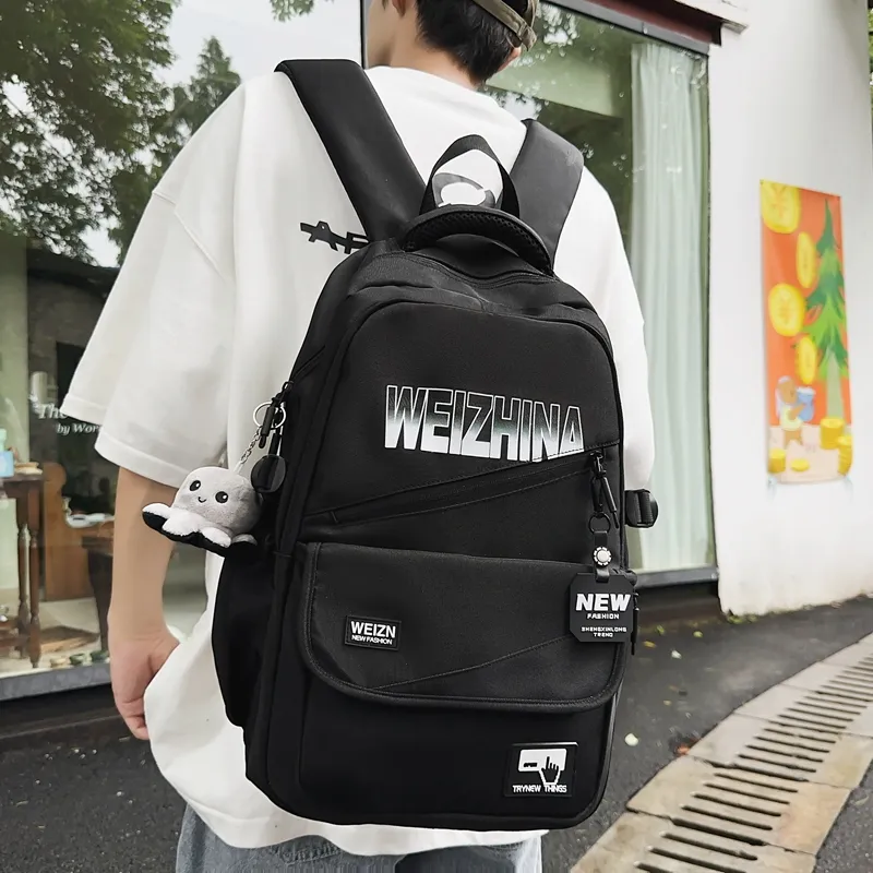 Yalu Nylon Backpack Unisex Multicolor-11