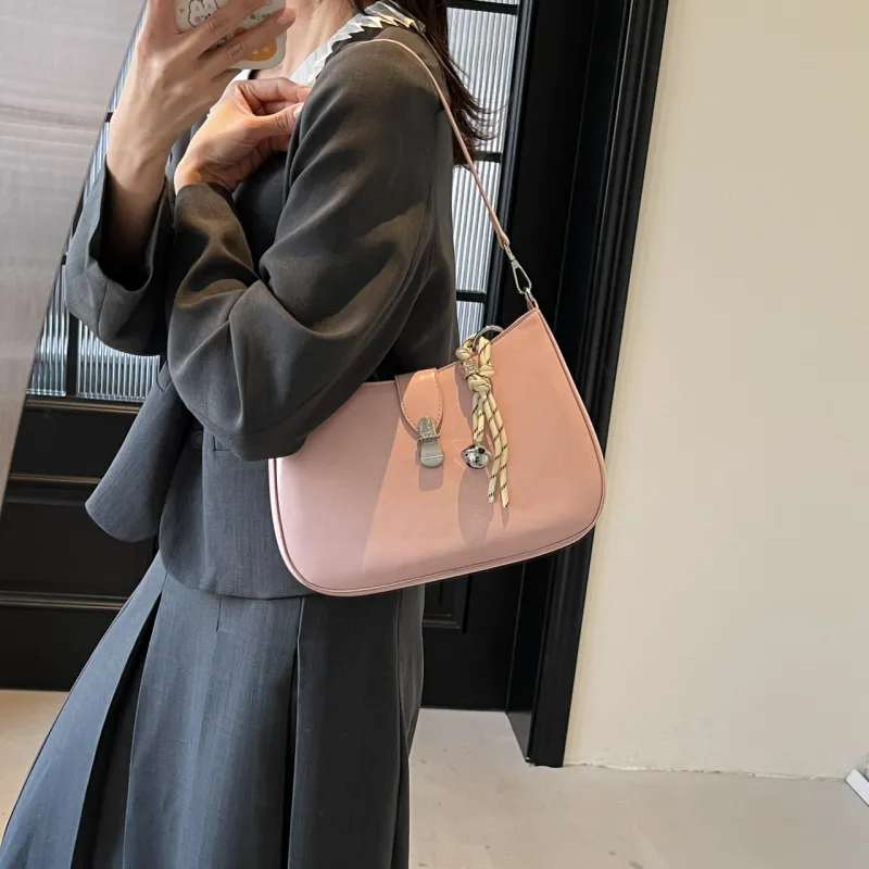 Yalu PU Crossbody Bag, Shoulder Bag Regular Women's Pink/White/Black/Beige Gray-6