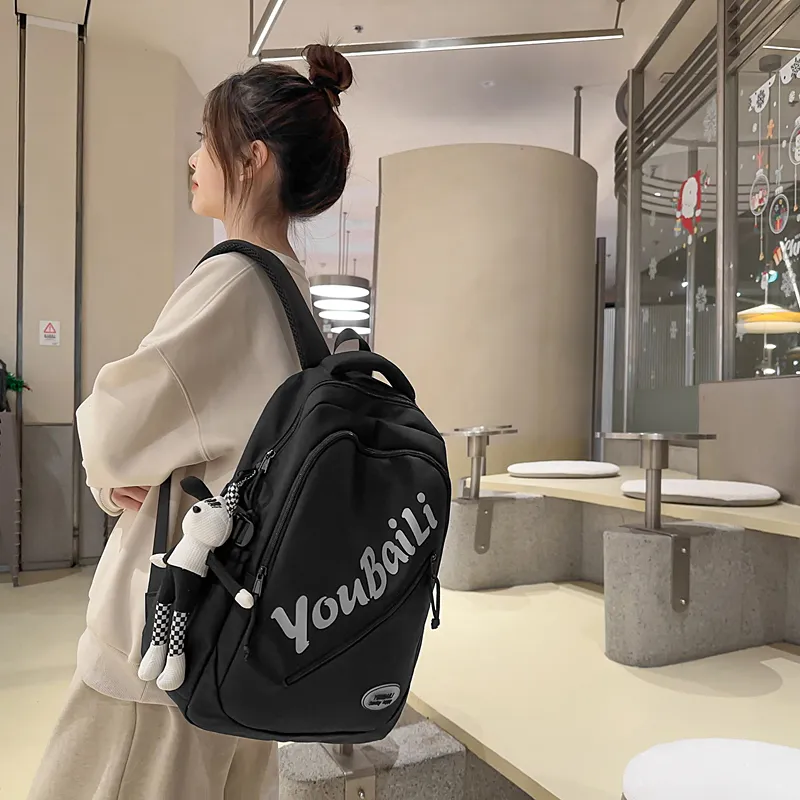 Yalu Nylon Backpacks Regular Unisex Multicolor-6
