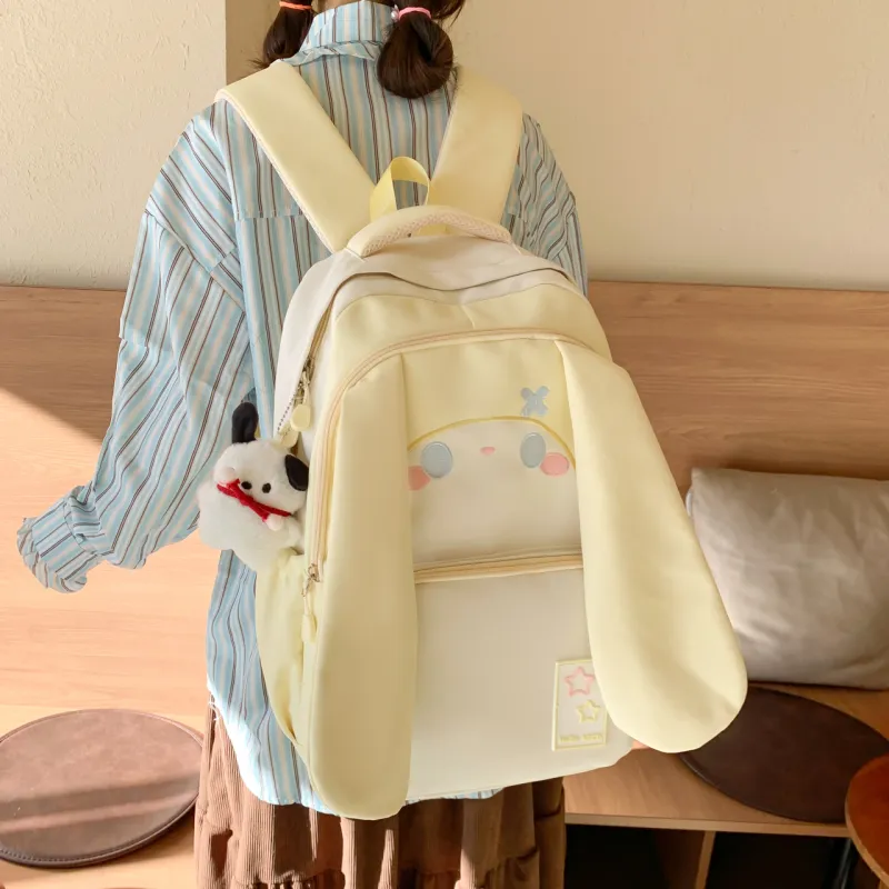 Yalu Composite Cloth Backpack Regular Women's Multicolor-8