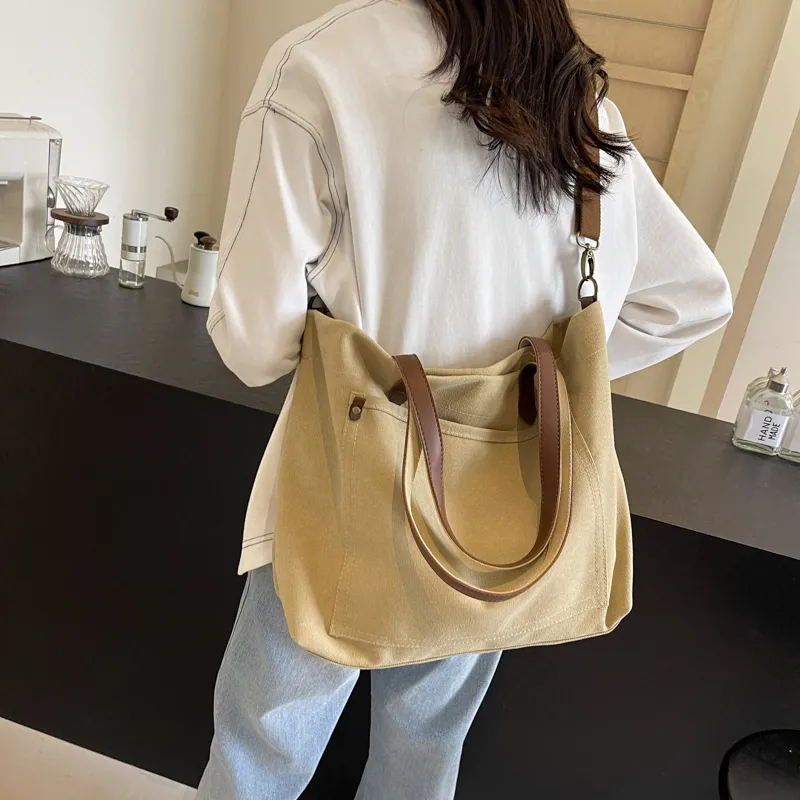 Yalu Canvas Bag, Tote Bag, Shoulder Bag Regular Women's Multicolor-23