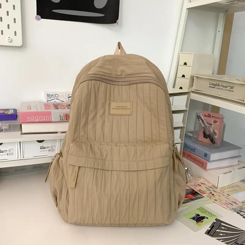 Yalu Nylon Backpack Regular Unisex Multicolor-2