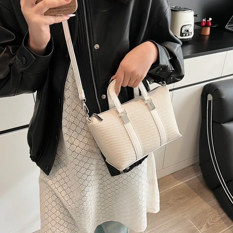 Yalu PU Handbag, Shoulder Bag, Crossbody Bag Regular Women's Black/White/Khaki/Blue-7