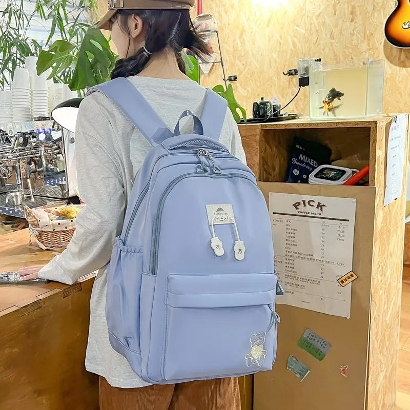 Yalu Composite Cloth Backpack Regular Unisex Multicolor-7