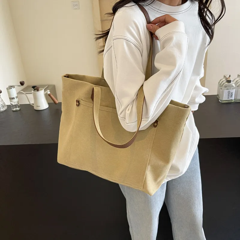 Yalu Canvas Bag, Tote Bag, Shoulder Bag Regular Women's Multicolor-24