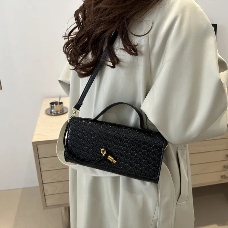 Yalu PU Shoulder Bag, Crossbody Bag, Handbag Regular Women's White/Black/Red-9