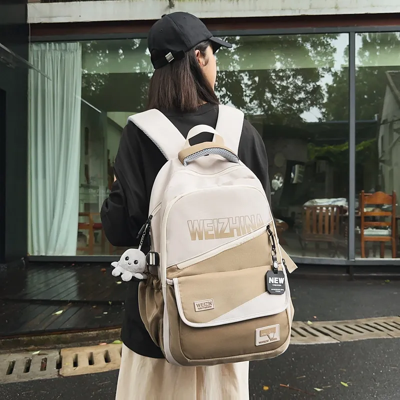 Yalu Nylon Backpack Unisex Multicolor-22