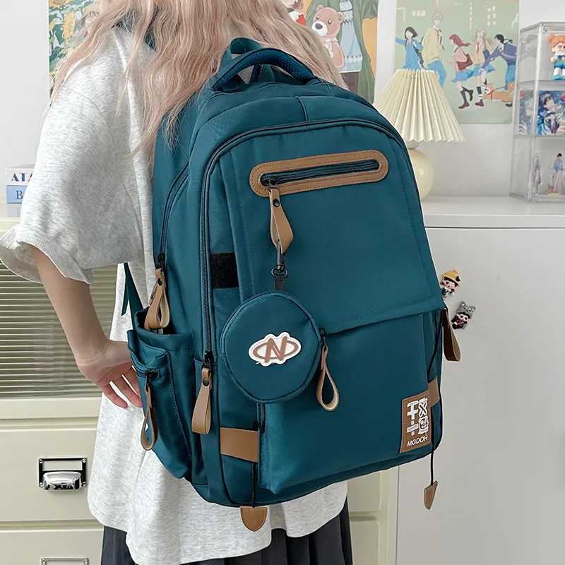 Yalu Nylon Backpack Unisex Multicolor-24