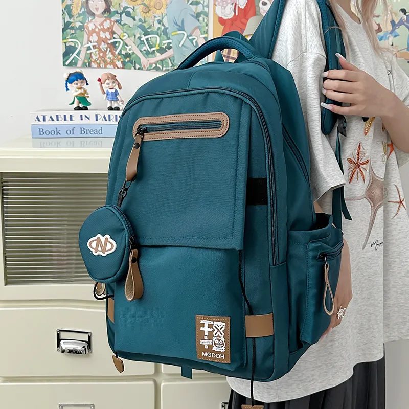 Yalu Nylon Backpack Unisex Multicolor-23