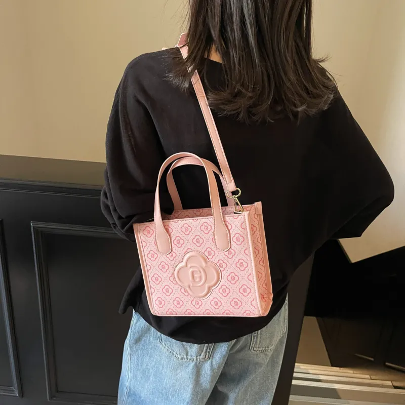 Yalu PU Shoulder Bag, Crossbody Bag, Handbag Regular Women's Black/Pink/Burgundy-13