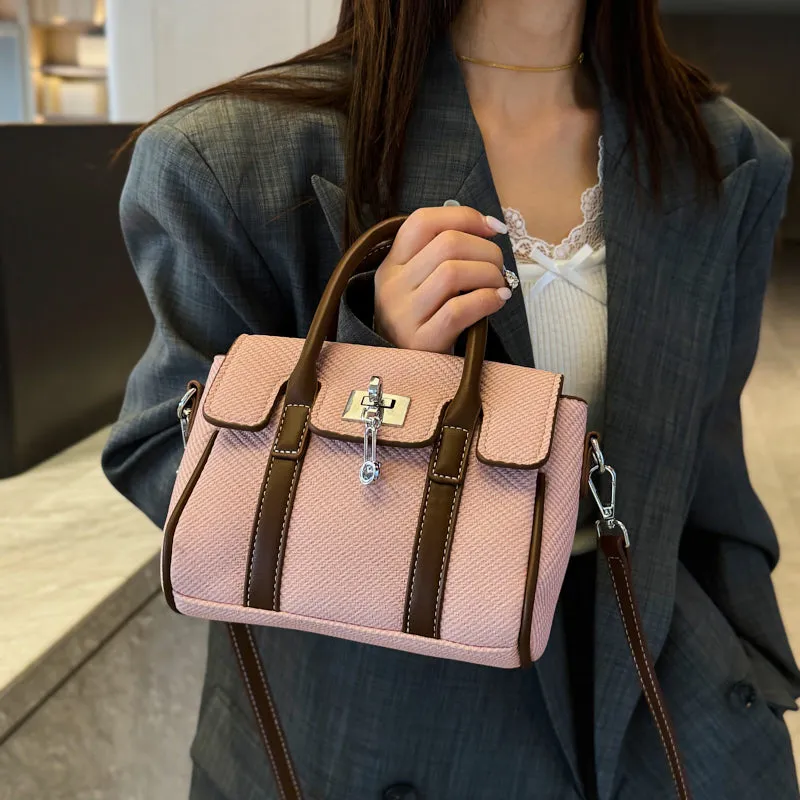 Yalu PU Kelly Bag, Handbag, Crossbody Bag Regular Women's Multicolor-30