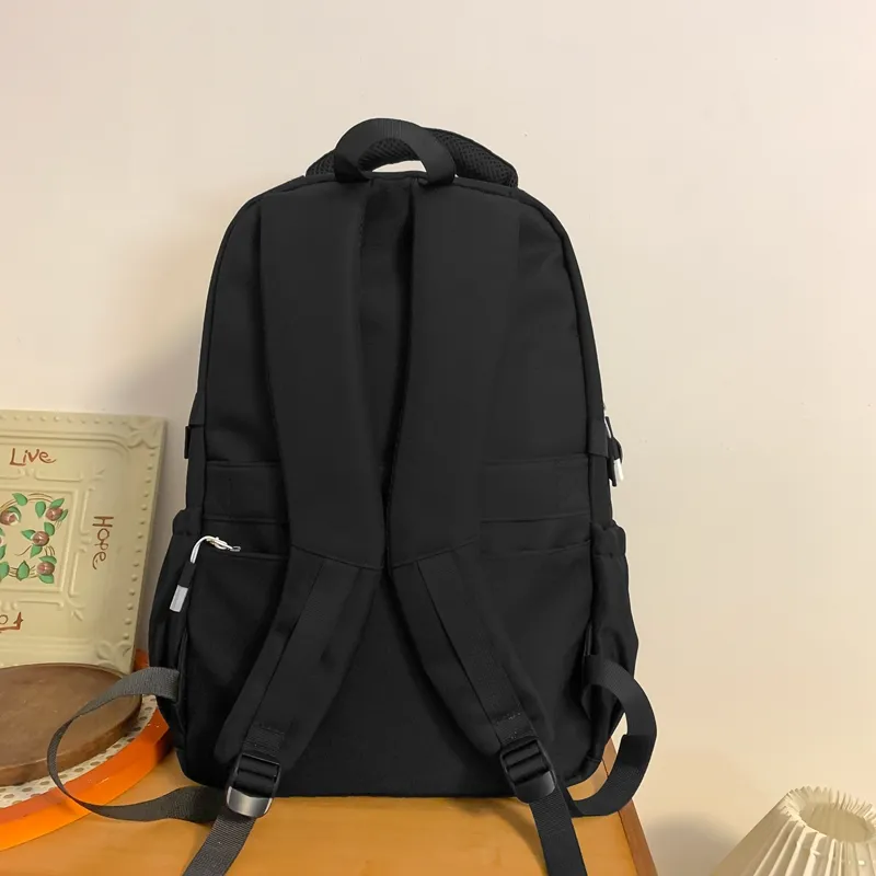 Yalu Nylon Backpack Women's White/Black/Pink/Purple/Yellow/Blue-3