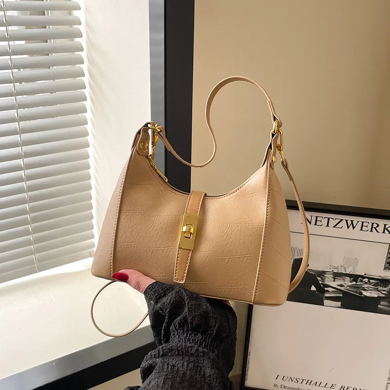 Yalu PU One Shoulder Handbag Crossbody Bag Regular Women's White/Pink/Green/Khaki/Black/Dark Khaki-27