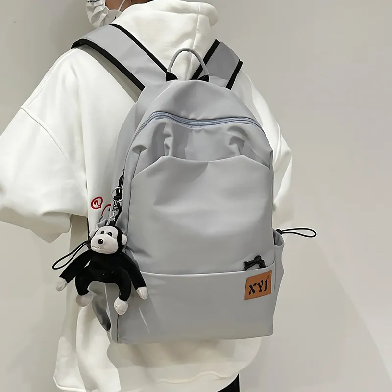 Yalu Nylon Backpack Unisex Multicolor-6