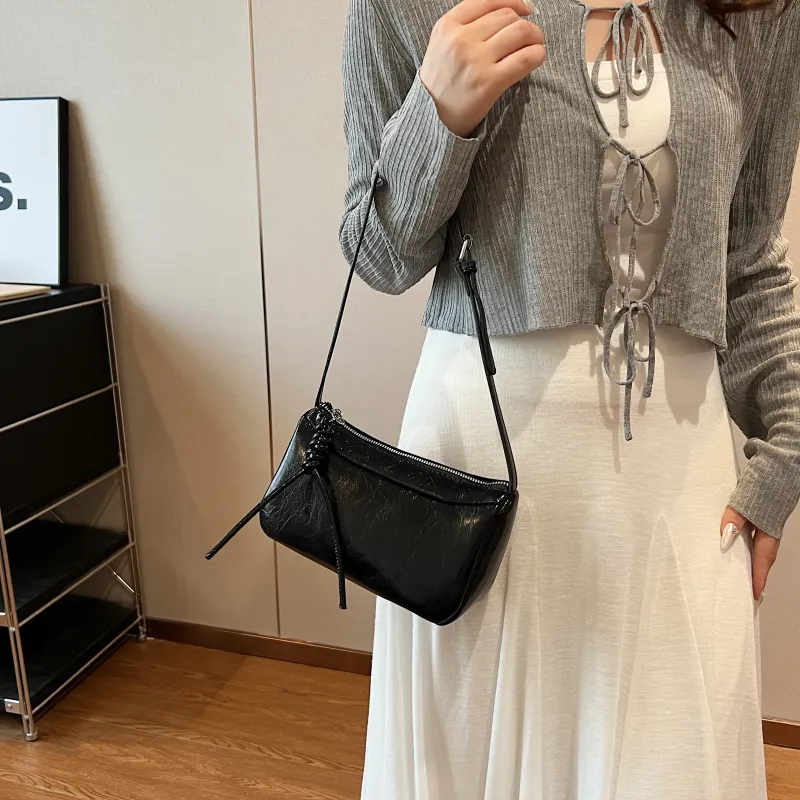 Yalu PU Shoulder Bag, Crossbody Bag Regular Women's Silver/Ecru/Black/Red-18