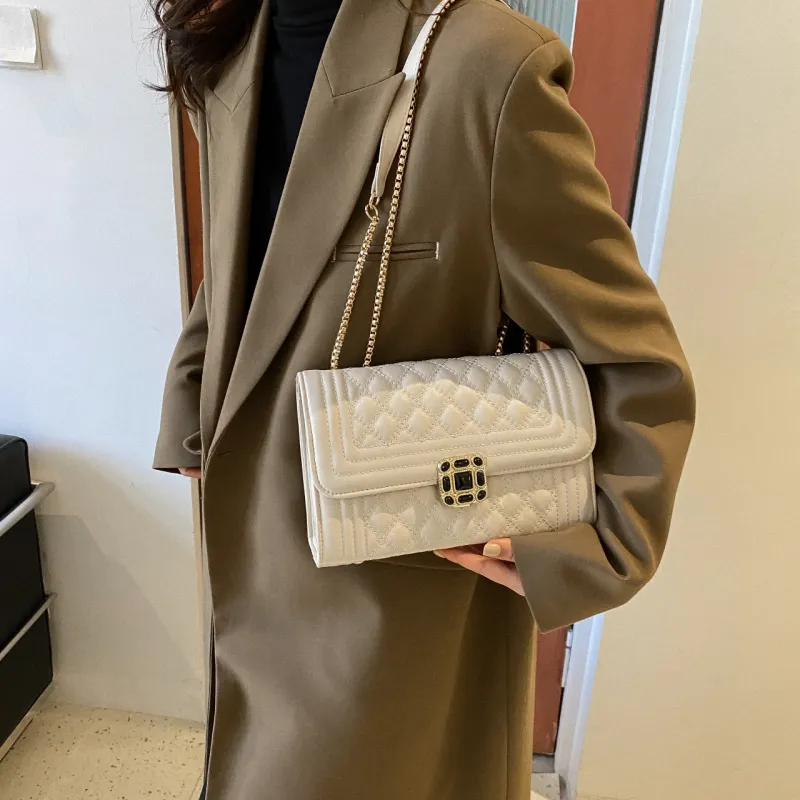 Yalu PU Crossbody Bag, Shoulder Bag Regular Women's Khaki/Black/Ecru/White-17