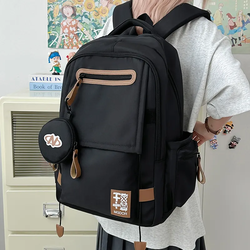 Yalu Nylon Backpack Unisex Multicolor-10