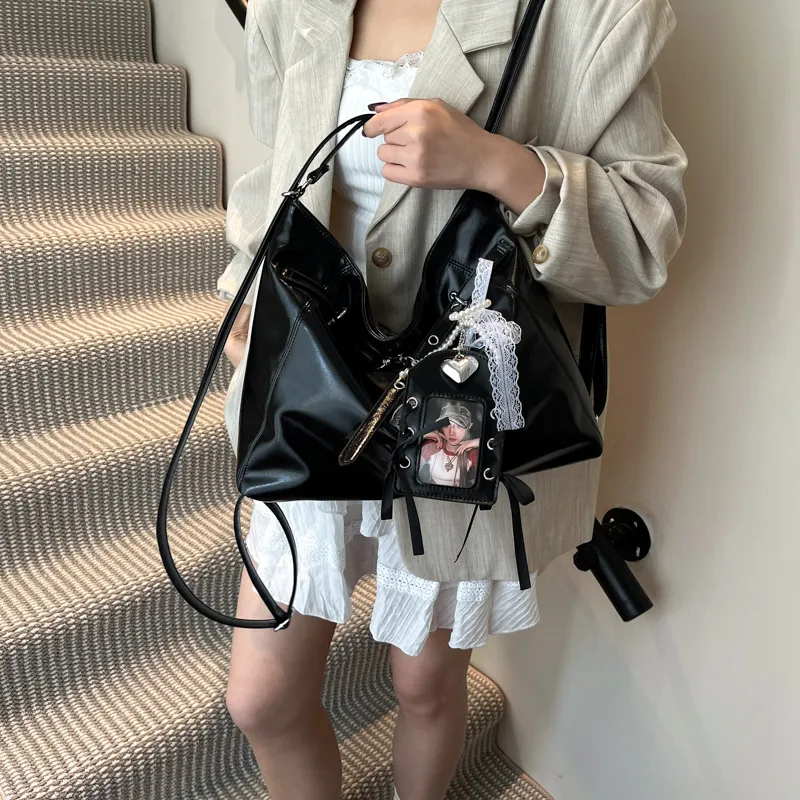 Yalu PU Backpack Regular Women's White/Blue/Black/Pink-24