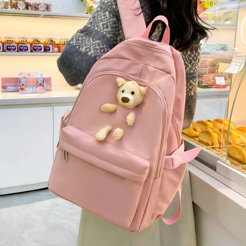 Yalu Nylon Backpack Unisex Multicolor-6