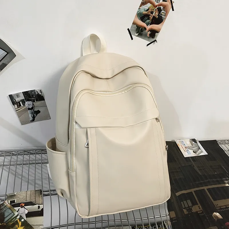 Yalu PU Backpack Men's Ecru/Gray/Black/Khaki-9
