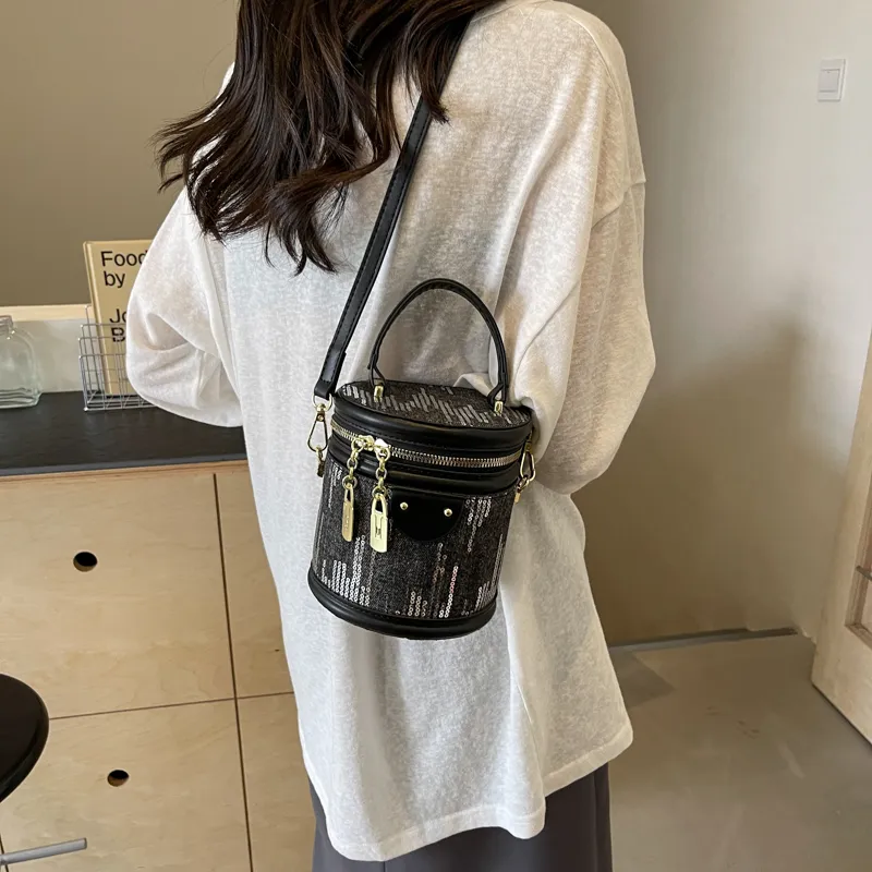 Yalu PU Shoulder Bag, Handbag Regular Women's White/Black/Blue-13