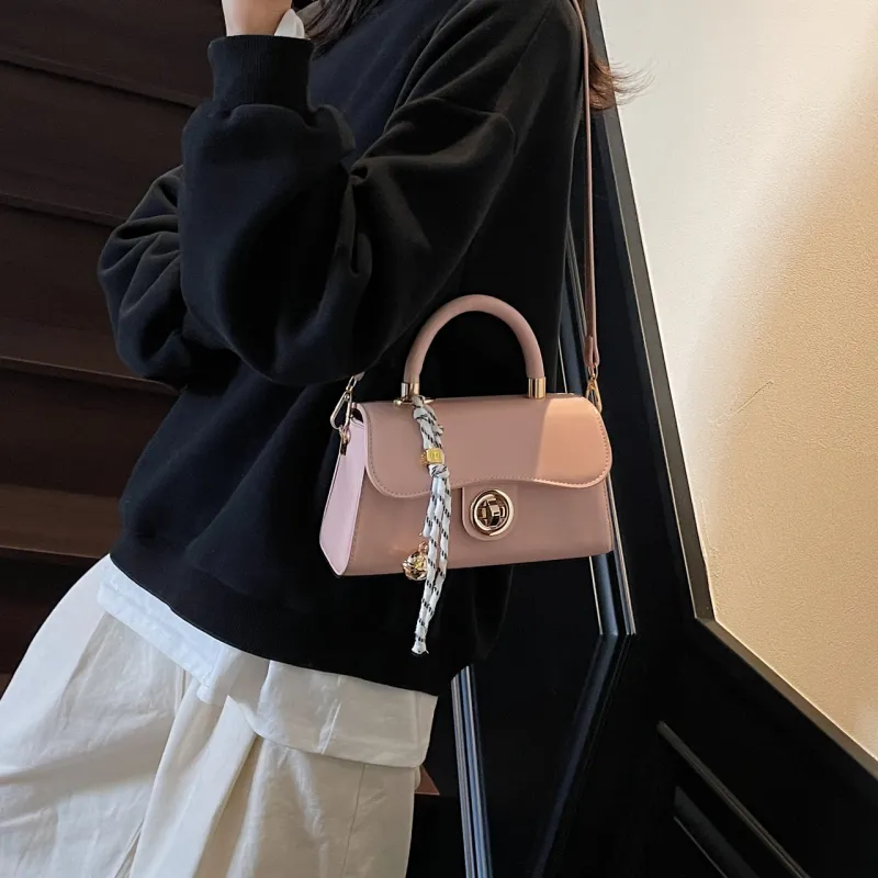 Yalu PU Shoulder Bag, Crossbody Bag, Handbag Women's Pink/Khaki/Green/Black-4