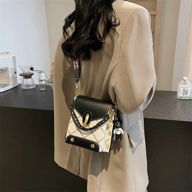 Yalu PU One Shoulder Handbag Women's Multicolor-12