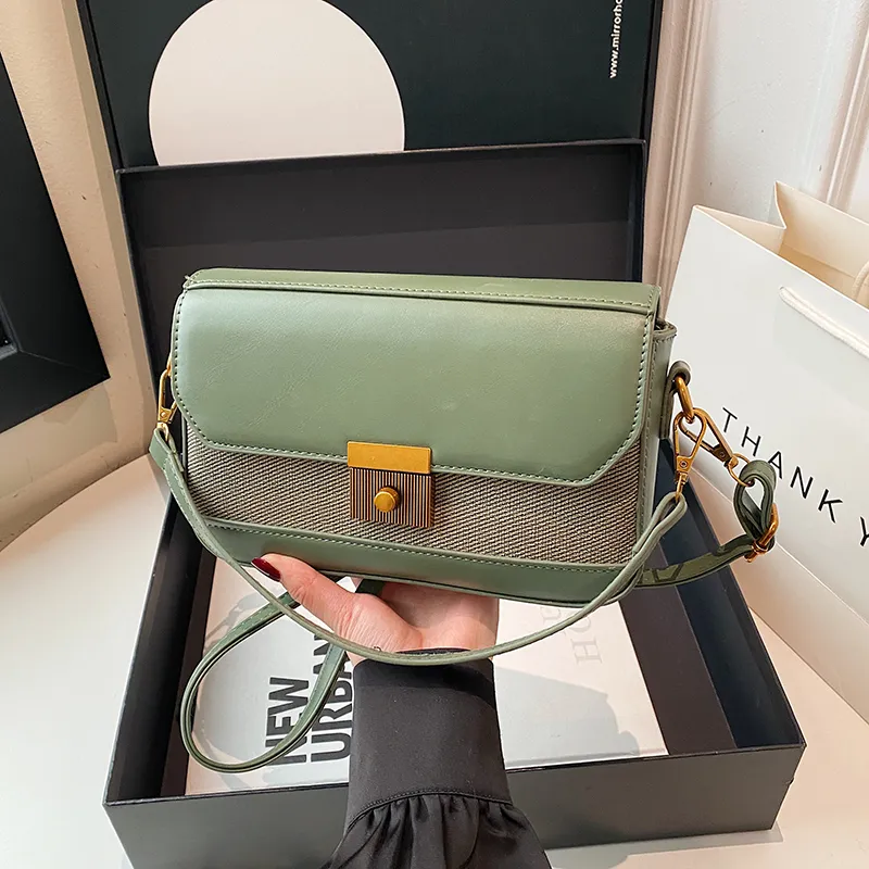 Yalu PU Shoulder Bag, Crossbody Bag Regular Women's Black/White/Brown/Gray/Khaki/Green-37